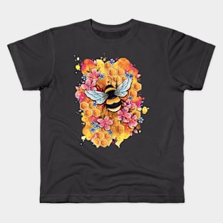 The Original Bumble Bee by Lorna Laine Kids T-Shirt